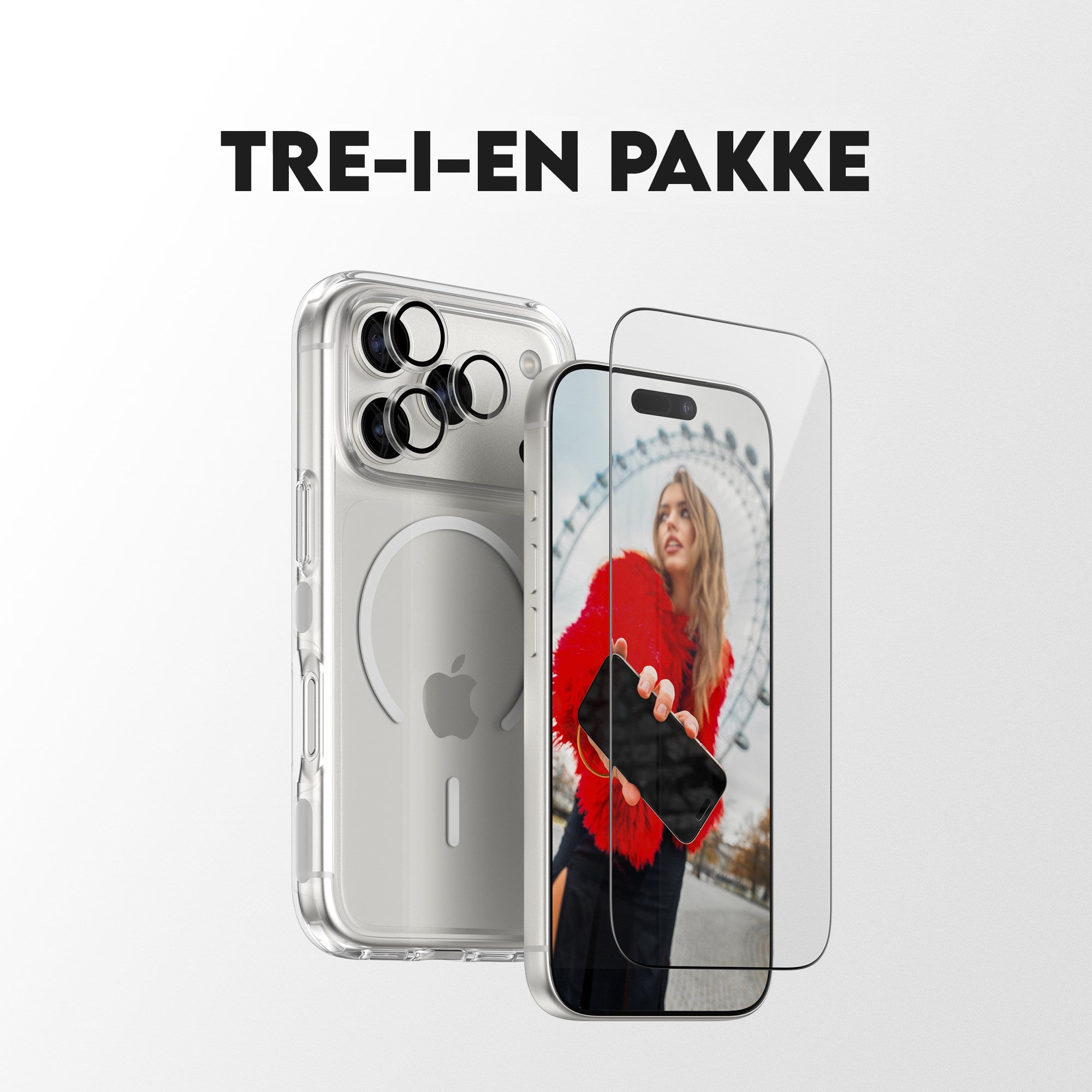 PanzerGlass® | CARE™ by PanzerGlass® 3-in-1 Pakke iPhone 17 Pro Max